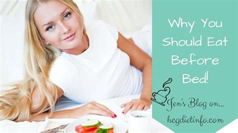why you should eat before bed hcg diet info
