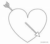 Coloring Heart Hearts Valentine Stitch Printable Cool2bkids Template sketch template