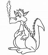 Coloring Pages Dragon Printable Comments sketch template
