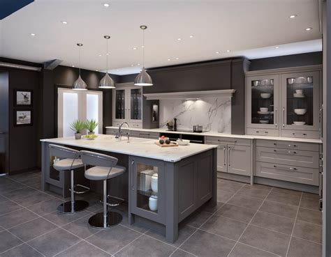 catchy light grey kitchen home family style  art ideas