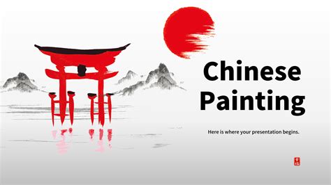 chinese style universal  template design google   powerpoint