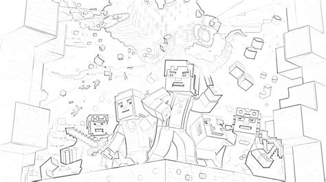 minecraft story mode coloring pages coloring pages
