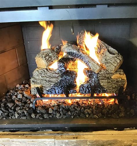 gorgeous charred oak gas logs gas logs gas installation