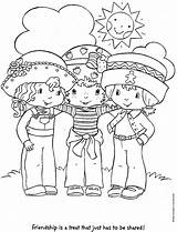 Coloring Pages Strawberry Shortcake Friends Para Amistad Amor Kids Ninos Book sketch template