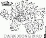 Invizimals Dark Mao Xiong Lost Tribes Coloring Pages sketch template
