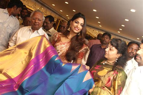 indian sexy parvathy omanakuttan launches sri palam silks
