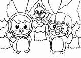Pororo Pages Coloring Petty Harry Kids Morning Print Printable Getdrawings sketch template