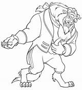Coloring Disney Pages Beast Walt Characters Wallpaper Background sketch template