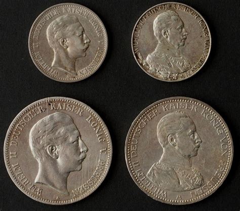 keizerrijk pruisen  verschillende munten zilver catawiki