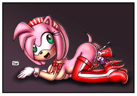 Rule 34 All Fours Amy Rose Anal Insertion Ass Blush