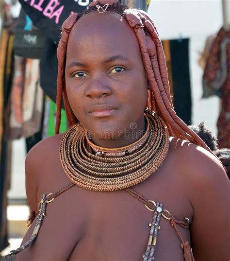 Woman From Himba Tribe Editorial Stock Image Image Of Bracelet 69493904