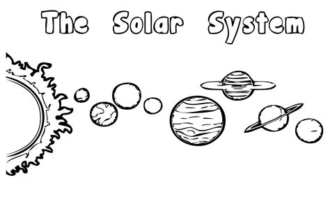 solar system coloring pages  kids print color craft