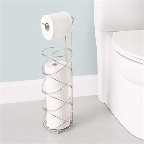home basics swirl freestanding toilet paper holder reviews wayfair