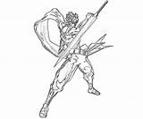 Characters Strider Marvel Capcom Vs Coloring Pages sketch template