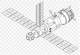 Kvant Soyuz sketch template