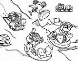 Sledding Wecoloringpage sketch template