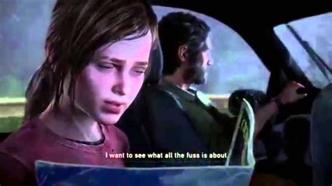 the last of us ellie finds porn cutscene youtube
