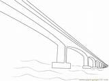 Coloring Bridge Narmada Bridges Pages Coloringpages101 sketch template