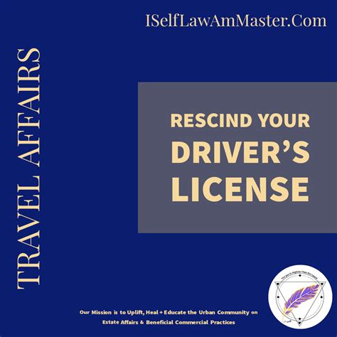 rescind  drivers license iselflawammastercom