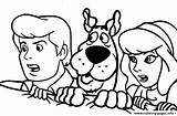 Doo Scooby Coloring Halloween Pages Printable Color Book sketch template