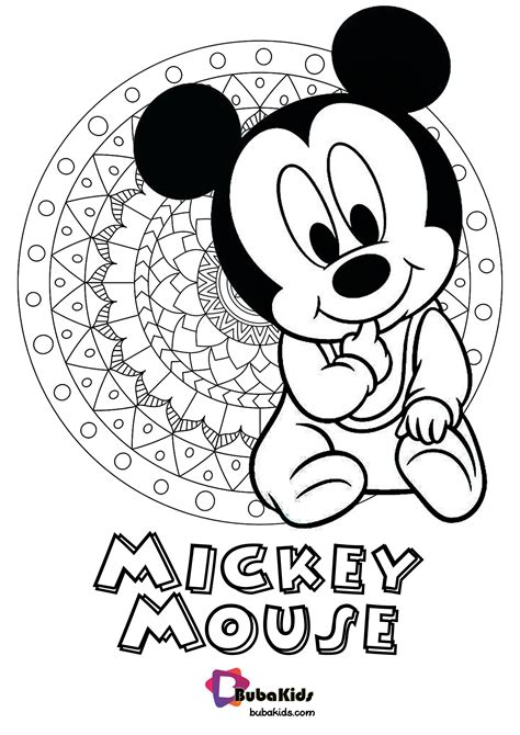check  cute baby mickey mouse coloring pages printable