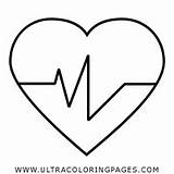 Colorear Cardiaco Ritmo Cardiaca Frequenza Legumbres Impulso sketch template