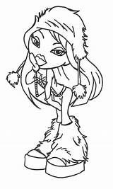 Coloring Bratz Pages Doll Cloe Sasha Clipart Colouring Popular Library Coloringhome sketch template