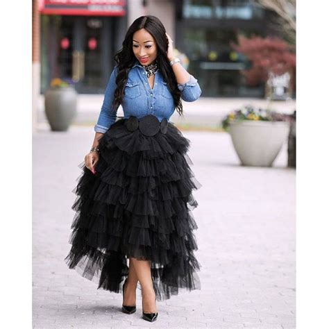 black custom tulle skirt tulle skirts outfit african fashion dresses fashion