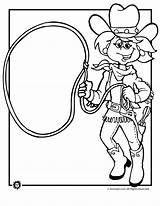 Coloring Cowgirl Pages Western Cowboy Horse Cowgirls Party Theme Printable Book Bible Cowboys Rodeo Crafts Sheets Horses Vbs Color Cow sketch template