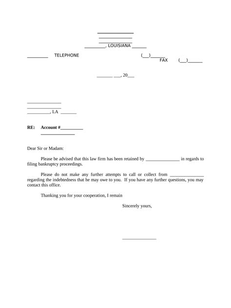 letter attorney representation sample  template pdffiller