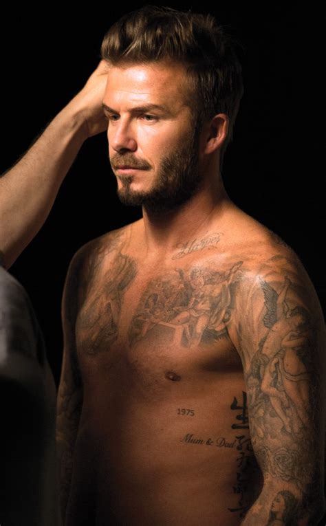 A Guide To David Beckham S Sexiest Tattoos You Re Welcome E News