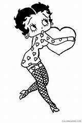 Betty Boop Coloring4free sketch template