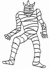 Mummy Mumie Malvorlagen Alien sketch template