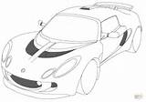 Lotus Coloring Exige Pages Koenigsegg Car Printable Super V8 Drawing Cars Esprit Supercars Cool Line sketch template
