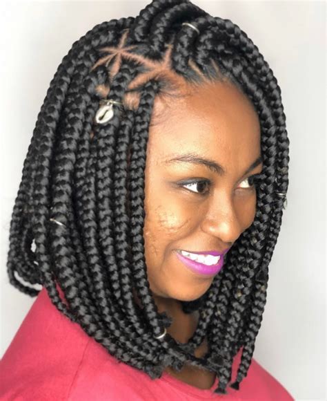 30 amazing triangle box braids we cannot get over new natural hairstyles