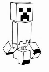 Minecraft Creeper Coloring Para Colorir Di Pages Artigo Desenhos sketch template