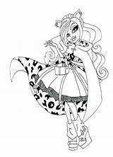 Coloring Wolf Monster High Pages Clawdeen Getcolorings sketch template