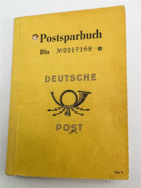 postsparbuch deutsche post ddr museum berlin