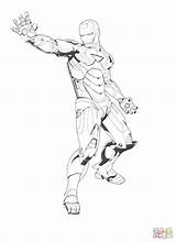 Coloring Stark Tony Iron Man Pages Printable Color Supercoloring Ironman Online Powerful Drawing Super Ratings Yet sketch template