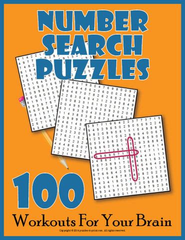 number search puzzles printable  puzzles  print