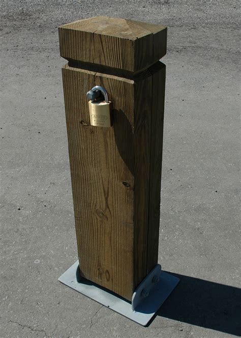 square bollards  collapsibleremovable bollards american timber  steel