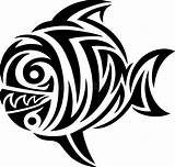 Fish Tribal Tattoo Vector Clipart Stock Logo Clip Drawings sketch template