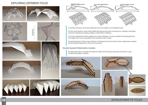 folded plate structure art gallery cept portfolio