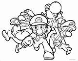 Mario sketch template