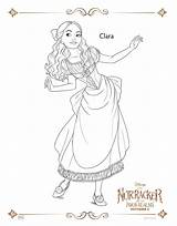 Nutcracker Realms Four Coloring Pages Clara Printables Am Disney Earn Purchases Associate Qualifying Amazon sketch template
