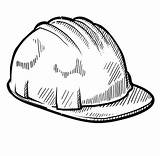 Construction Hat Coloring Hard Getcolorings Color sketch template
