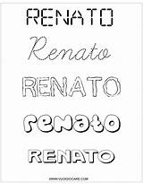 Nomi Renato Rapida Trovare Scelta sketch template