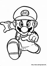 Mario Coloring Pages Paper Super Sticker Star Getcolorings sketch template