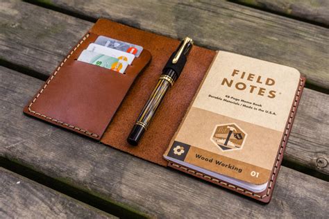 personalized leather field notes moleskine cahier