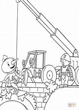 Coloring Bob Lofty Builder Pages Spud Printable Book Silhouettes Info sketch template